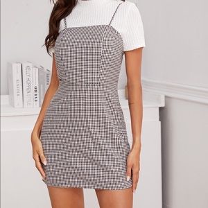 Plaid cami dress